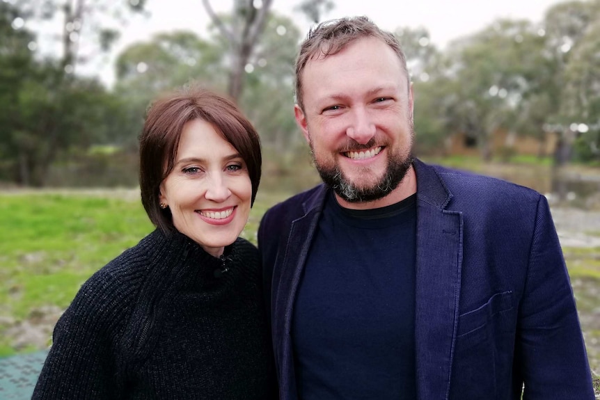 Virginia Trioli and Dr Benjamin Habib.