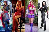 Some of the costumes created and worn by Cosplay queen Yaya Han.