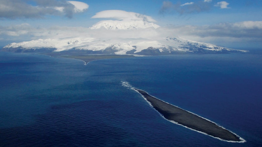 Elephant Spit is now detached from Heard Island.