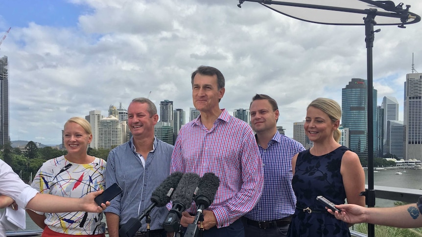 Brisbane mayor Graham Quirk and councillors