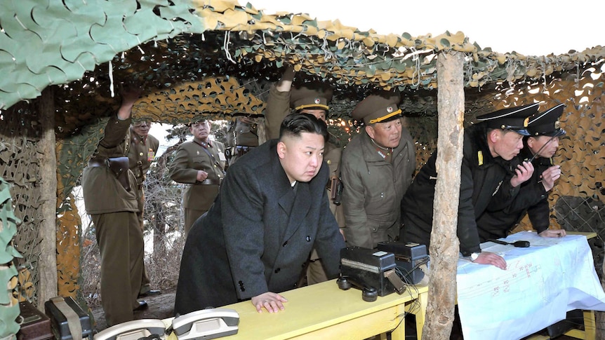 Kim Jong-un inspects military operations