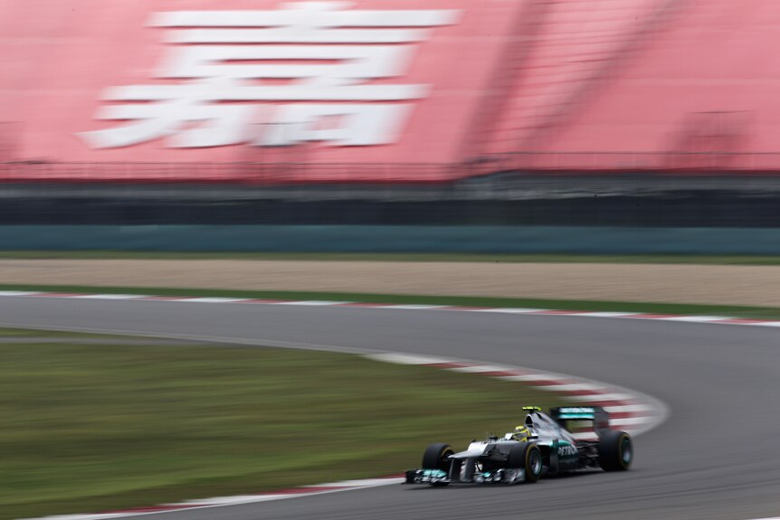 Nico Rosberg led from the front to complete his 'amazing' win in China.