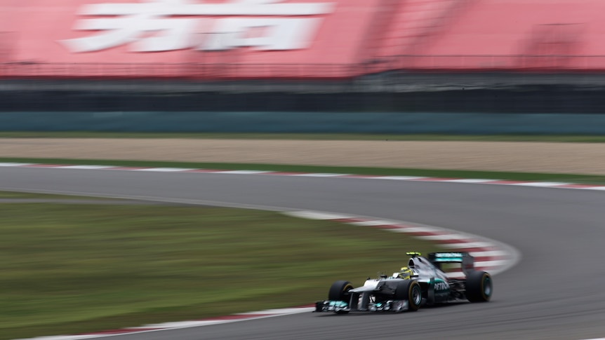 Maiden pole ... Nico Rosberg is set to start on the front row for the first time in 110 Formula One starts.