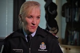 Smiling headshot of Queensland Police Commissioner Katarina Carroll