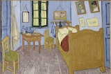 Vincent van Gogh's painting Bedroom at Arles (1889).
