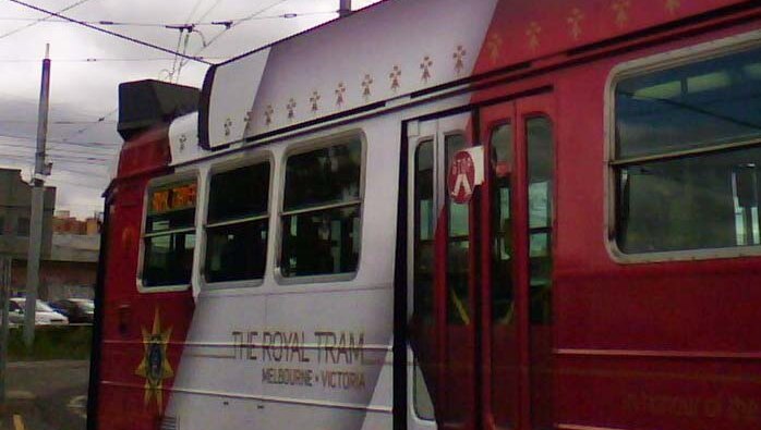 The special tram will remain in service after the visit.