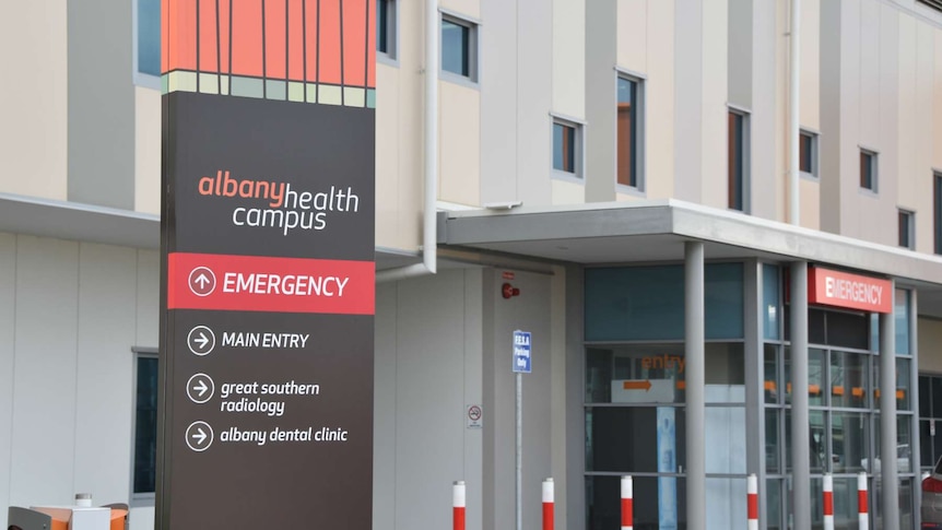 Exterior shot of Albany Hospital's emergency department