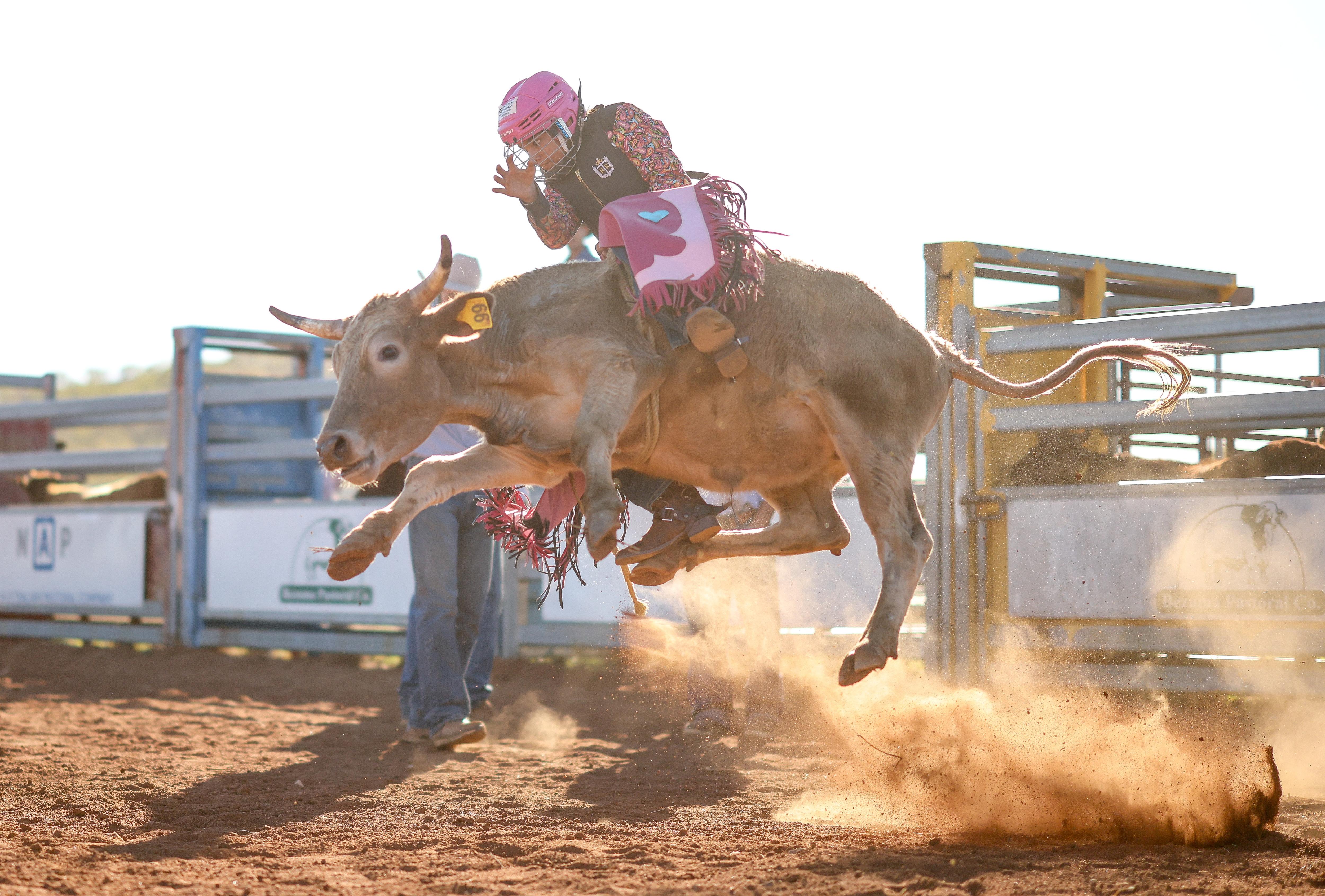 13-year-old Mount Isa bull rider sets her sights on Texas