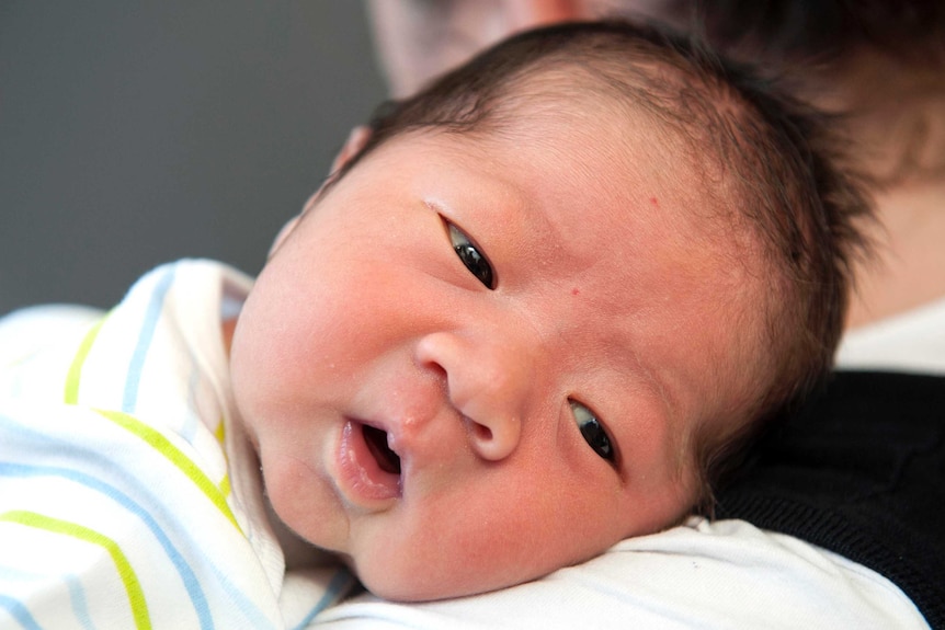 Baby Ahn, who left at Canterbury Hospital.