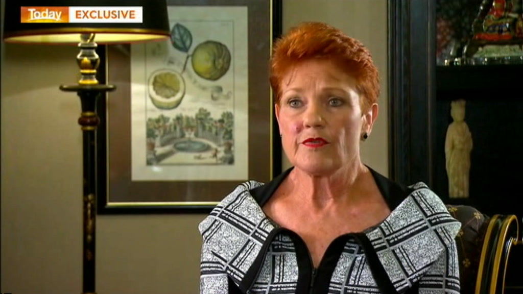 brooke boney happy pauline hanson dumped from today show