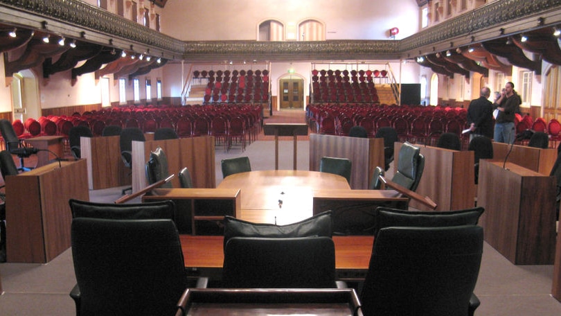 State Parliament in historic Albert Hall.