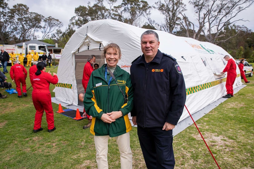 SAVEM's Doctor Rachel Westcott and CFS CO Greg Nettleton