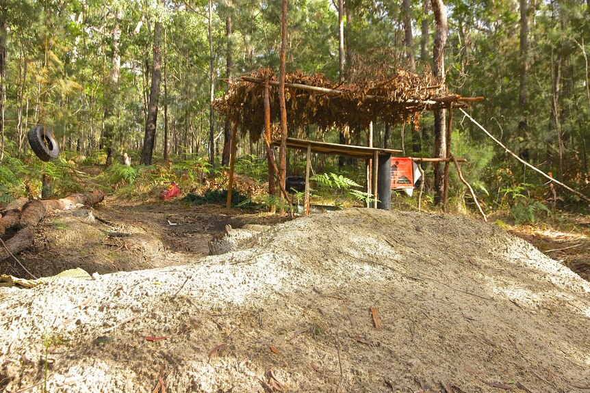 Unauthorised construction in the bushland