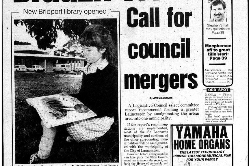 Examiner newspaper front page 1983
