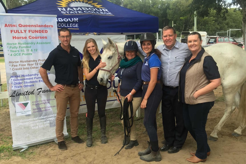 Equestrian school team