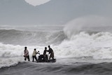 Cyclone Hudhud hits India