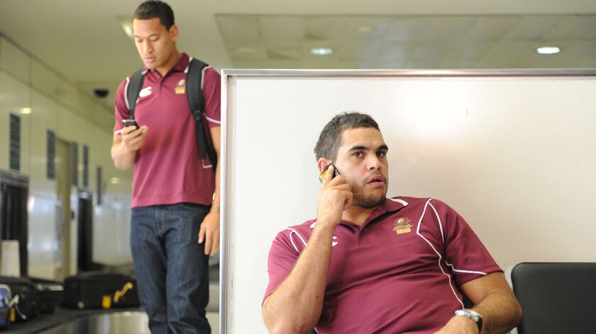 Bad news from home ... Greg Inglis broke camp to attend his cousin's funeral.