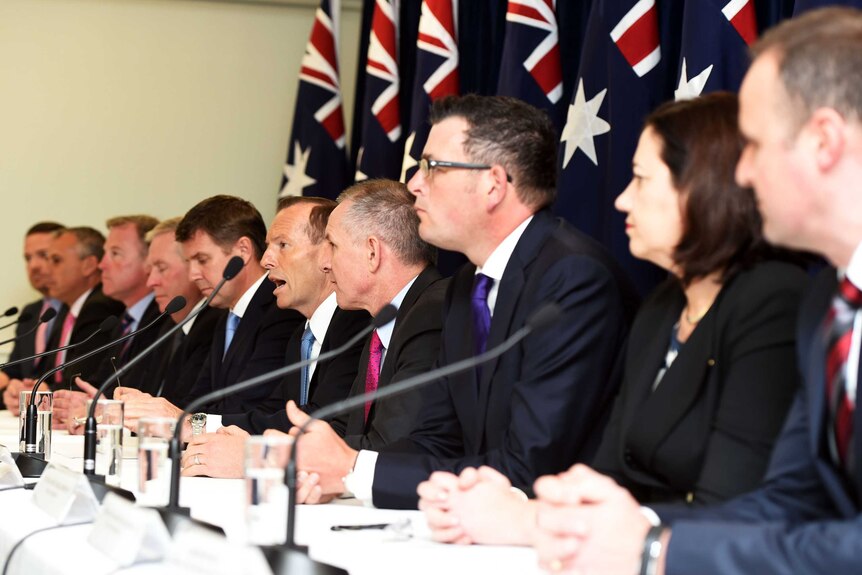 PM with State and Territory leaders at COAG