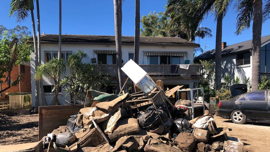 Clean up on Settlement Point Road in Port Macquarie