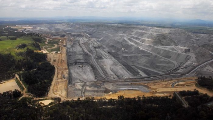 Rio Tinto's open-cut coal mine at Bulga