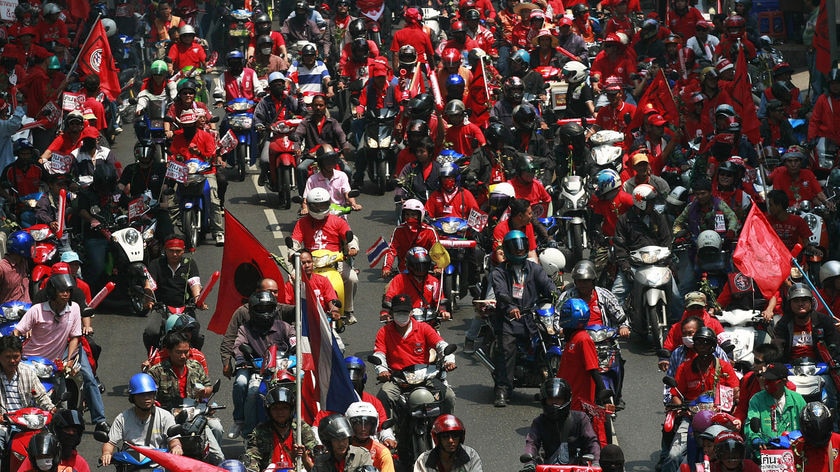 Thai red shirts set for protest