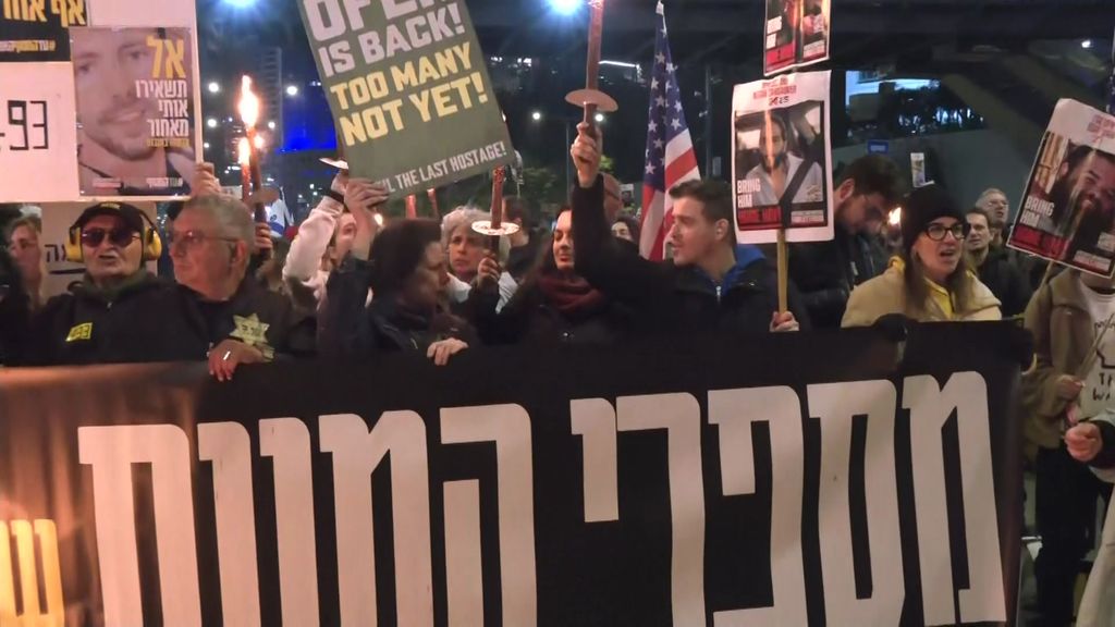 Israeli protesters mass after Hamas suspends hostage release - ABC News