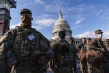 National Guard troops reinforce security around the US Capitol