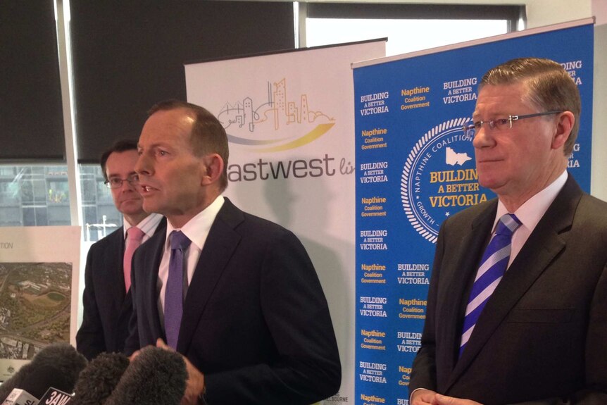 Tony Abbott says Victorians will have to return $3 billion to the Commonwealth if the East West Link does not go ahead.