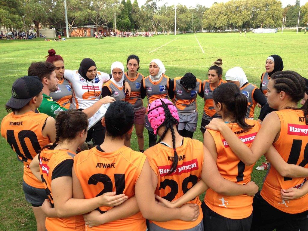 Auburn Giants multicultural women's AFL team episode artwork