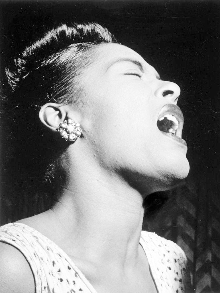 Billie Holiday performing