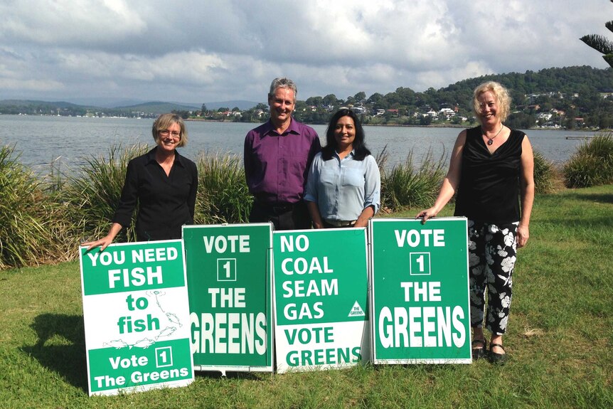 Lake Macquarie's Greens launch their NSW 2015 election campaign.