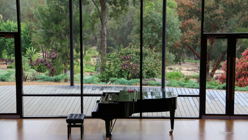 A piano takes centre stage at the Ukaria Cultural Centre.