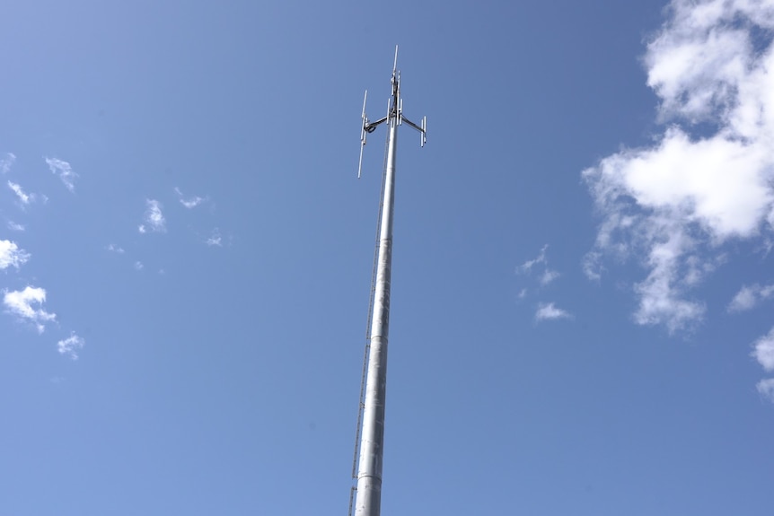 A mobile phone tower 