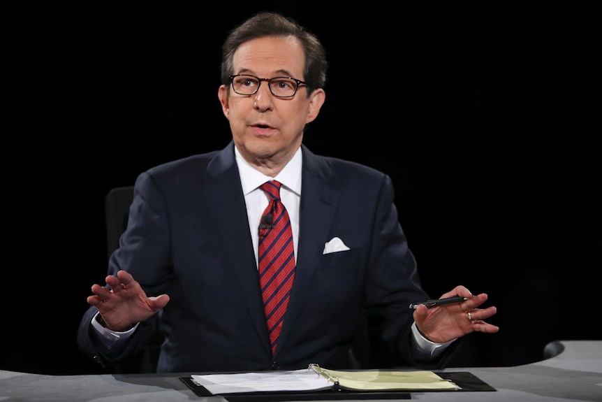 Presidential debate moderator Chris Wallace