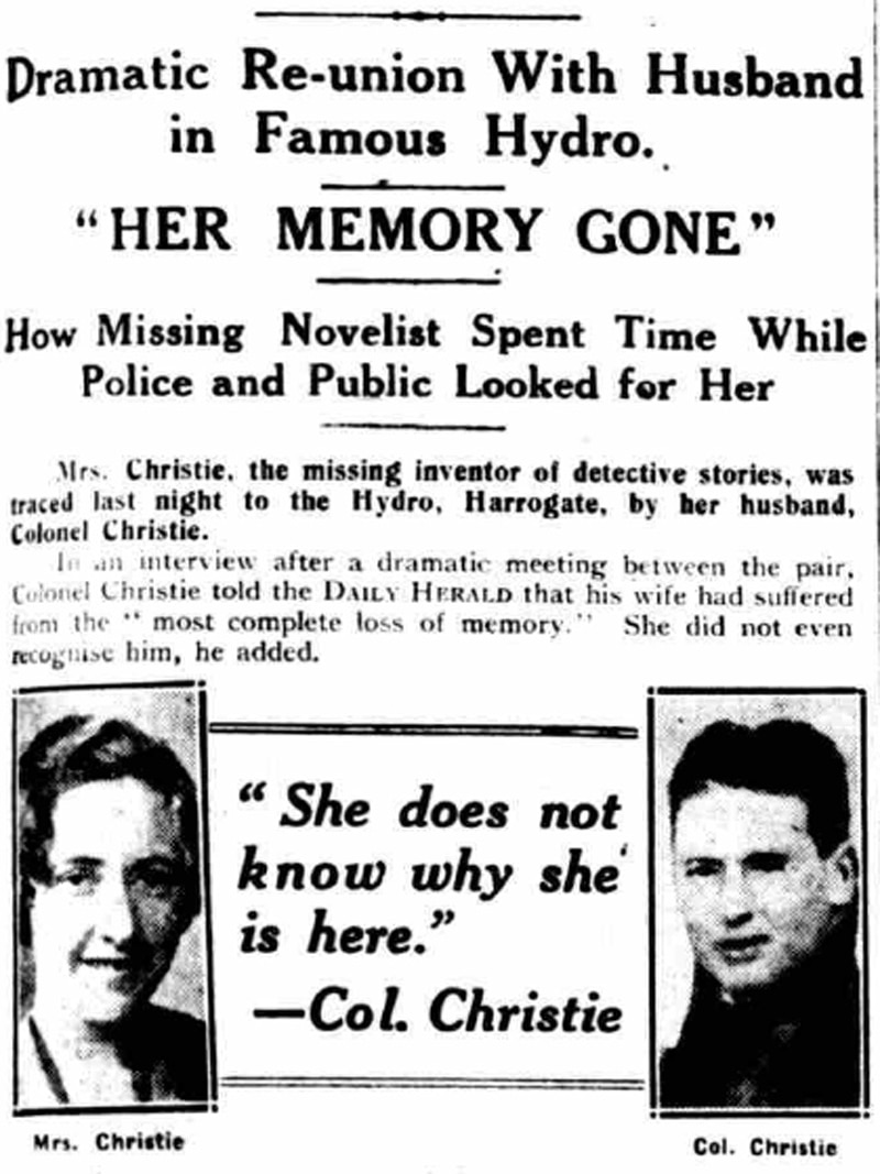 The Curious Disappearance of Agatha Christie
