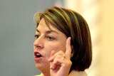 Queensland Premier Anna Bligh speaks in State Parliament