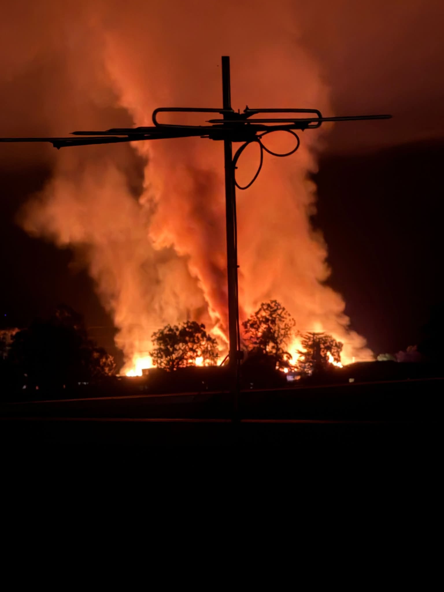 Fire destroys abandoned mental health hospital building near Hobart