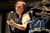Malcolm Young from AC/DC performing in 2010.