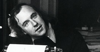 Comedian John Clarke in his younger days.