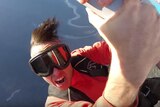 Rapper Jon James skydiving