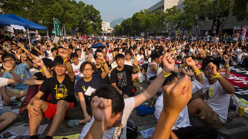 Hong Kong student protest