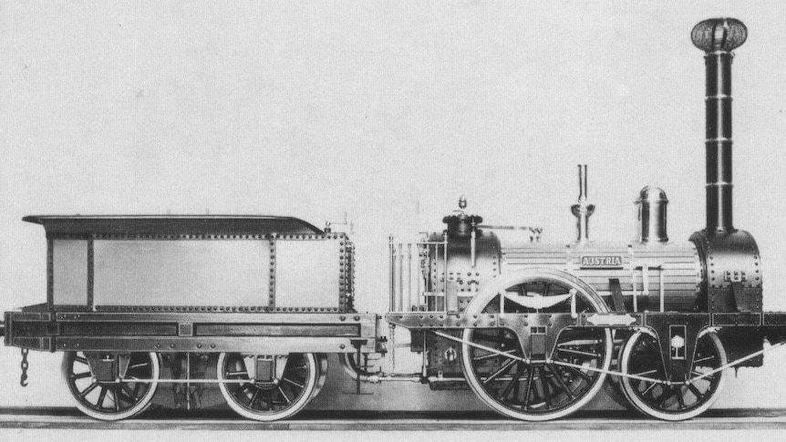 The first steam train, early 19th century Europe, and the music from the time