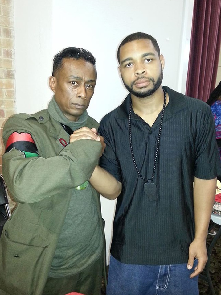 Dallas shootings suspect Micah Johnson with Professor Griff from the rap group Public Enemy.