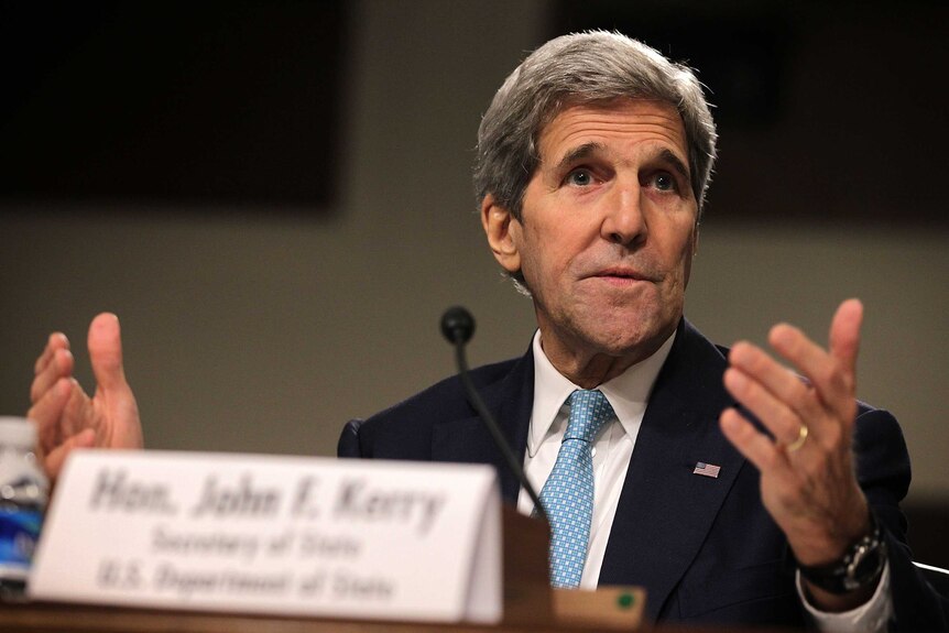 John Kerry appears at Senate Foreign Relations Committee