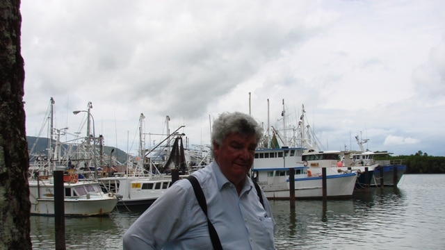 Queensland Senator Ron Boswell at the Cairns port on December 2, 2011.