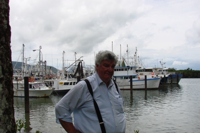 Queensland Senator Ron Boswell at the Cairns port on December 2, 2011.