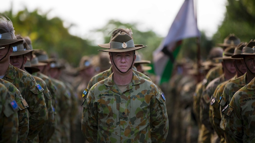 Australian troops