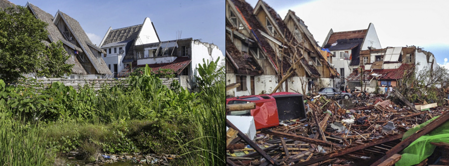 Tacloban suffered widespread damage in Typhoon Haiyan