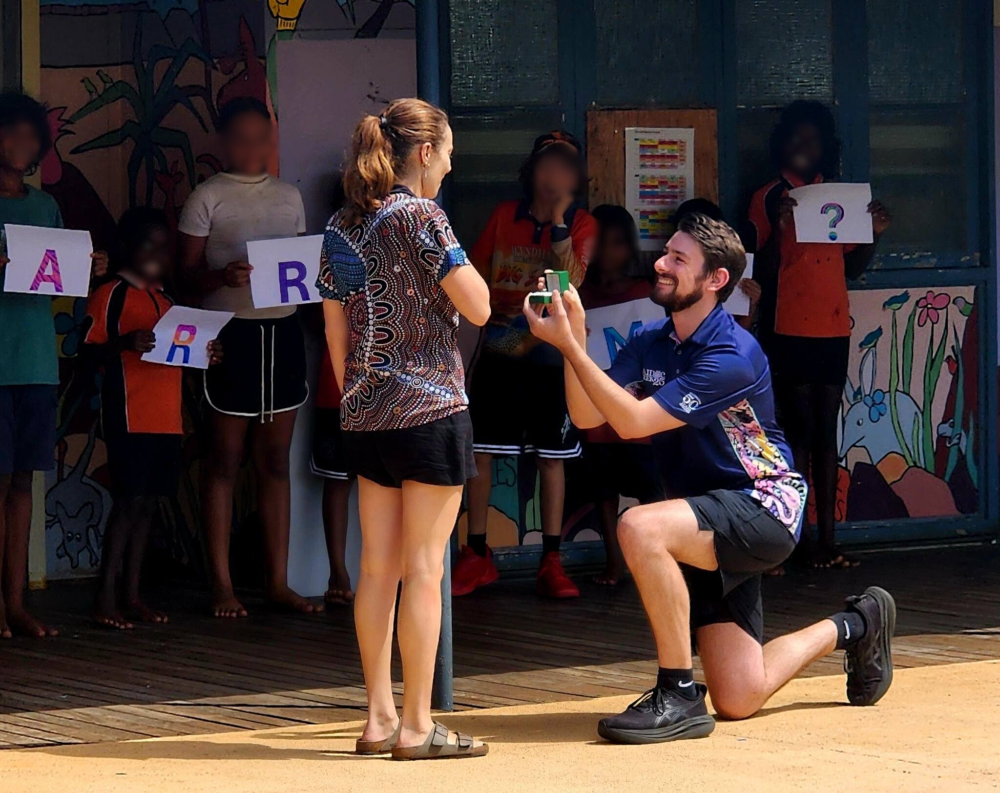 Surprise proposal at school leaves WA teacher in shock