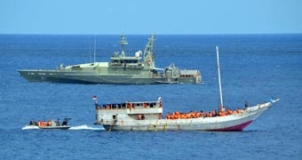 Asylum seeker boats intercepted